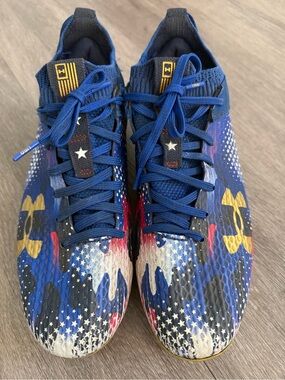 Under Armour Blur 2 MC Football Cleats - "USA Freedom" Edition